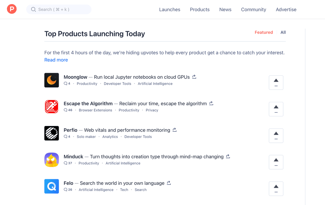 product hunt